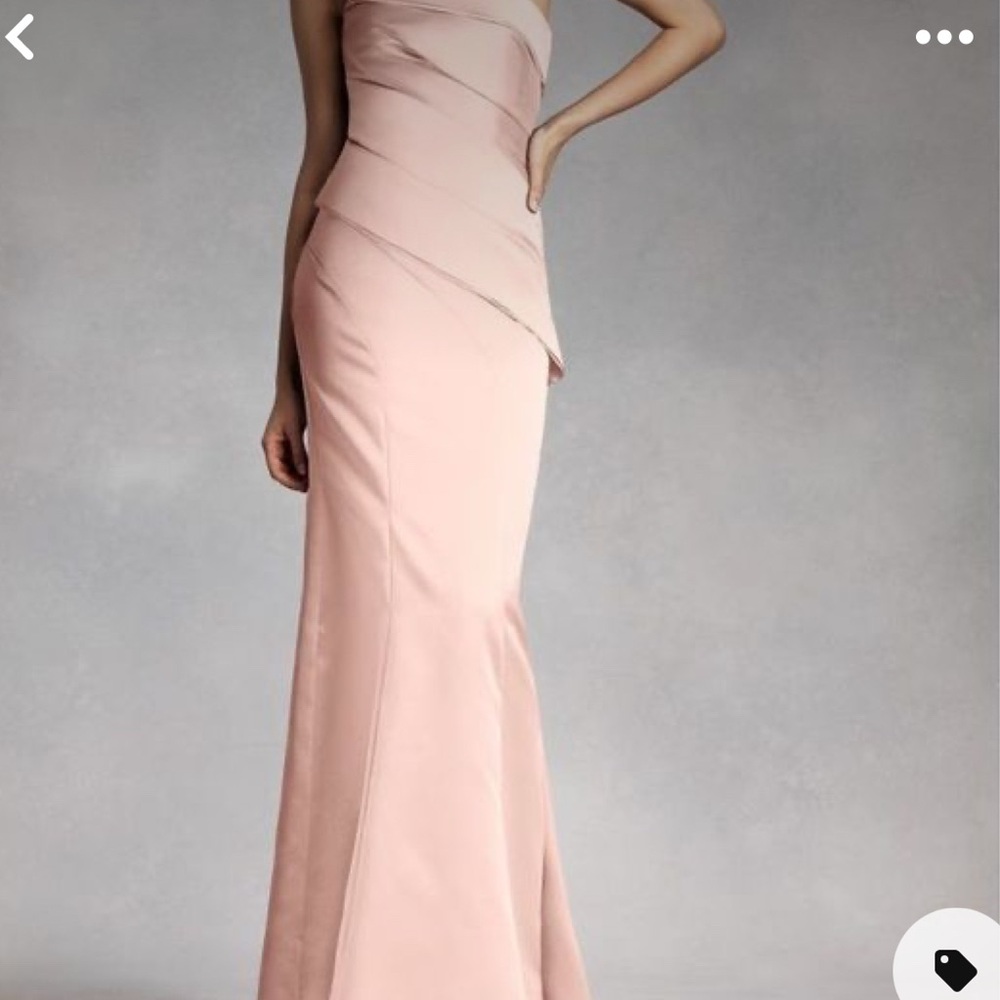 Elegant Pink Evening Gown